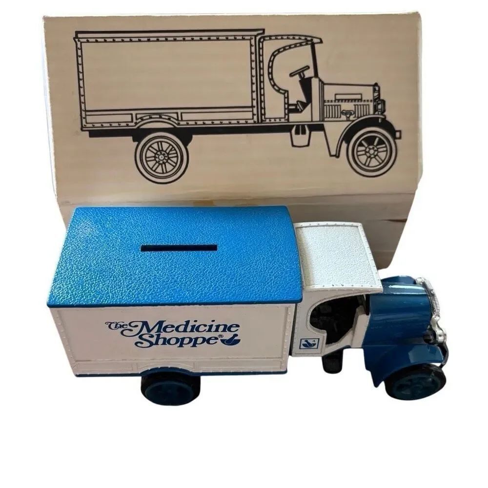 ERTL 1925 Kenworth Medicine Shop 1/30 Scale Truck Bank In Original Box